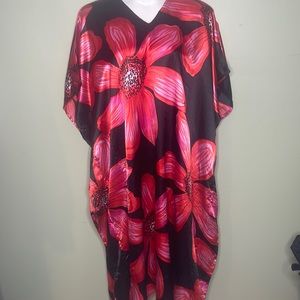 Beautiful resort dress loungewear coverup silky one size fits all